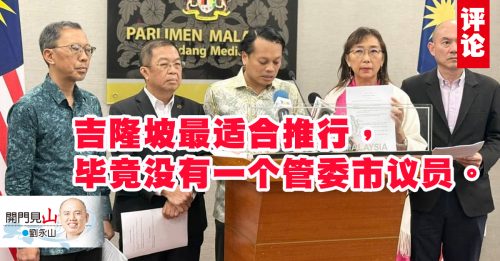 刘永山：安华应考虑官委吉隆坡市议员