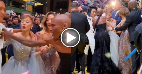 小天后出席新加坡首映遇狂迷 杨紫琼 辛西娅艾利沃 英勇护花