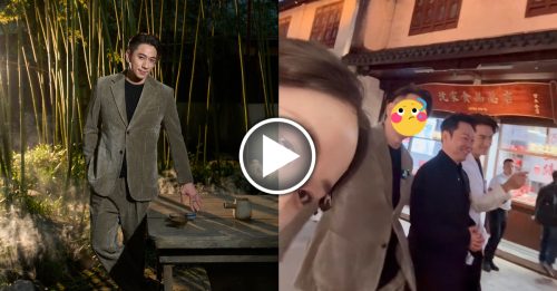 合体2视帝现身苏州 吴卓羲1举动冧晕女粉丝