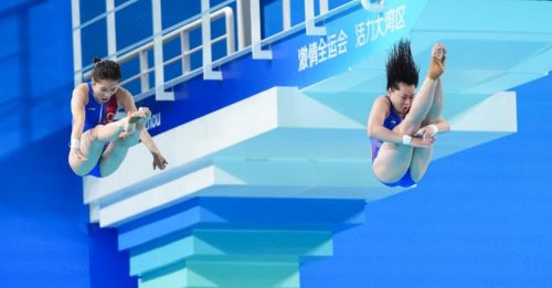 全运会跳水｜全红婵复出演水花消失术 助广东夺女团金牌