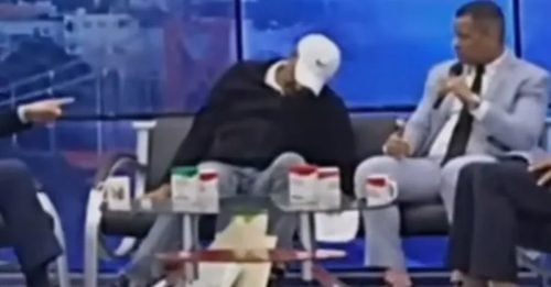 上电视台谈话节目 来宾头一歪没了