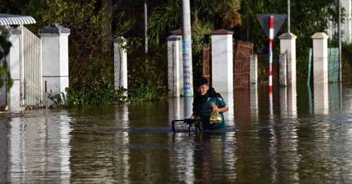 越南洪水酿2死 今年遭21场风暴袭击