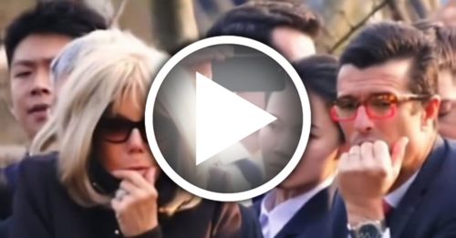 保护访华法国第一夫人 中国“最美保镳” 眼神犀利如“飞刀”