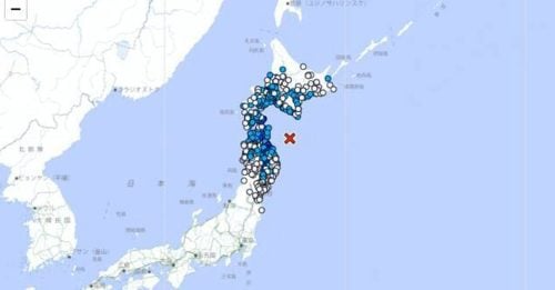日本青森外海又5.9级地震 无海啸危险