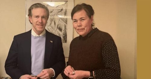 美新任驻丹麦大使首访格陵兰 改口称珍惜美格友谊盼合作