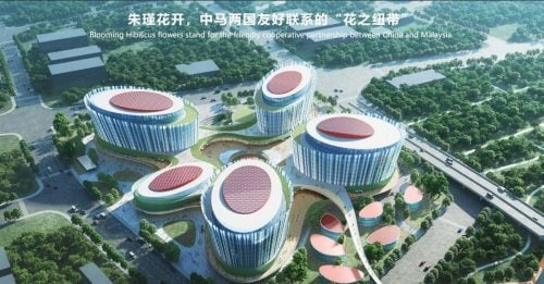 以大红花为设计概念 马中特色商务中心落址上海