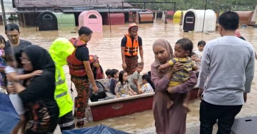 幼儿园遭遇水灾  孩童受困 幸及时获救