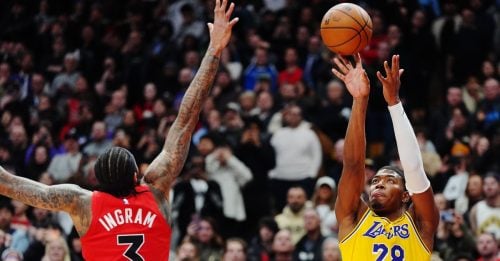 NBA｜八村垒底线三分命中  湖人客场绝杀暴龙