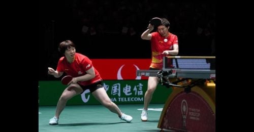 乒乓混合团体世界杯｜8比3挫韩国 中国决战日本