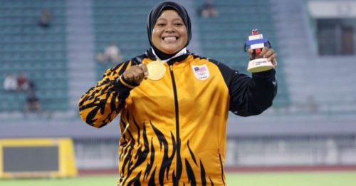 2025泰国东运｜刷新全国纪录 纳妮莎希拉女铅球摘金